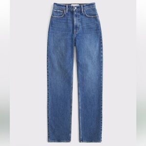 ultra high rise 90s straight jean